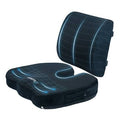Seat Memory Foam Ergonomic Lumbar & Seat Cushion Set